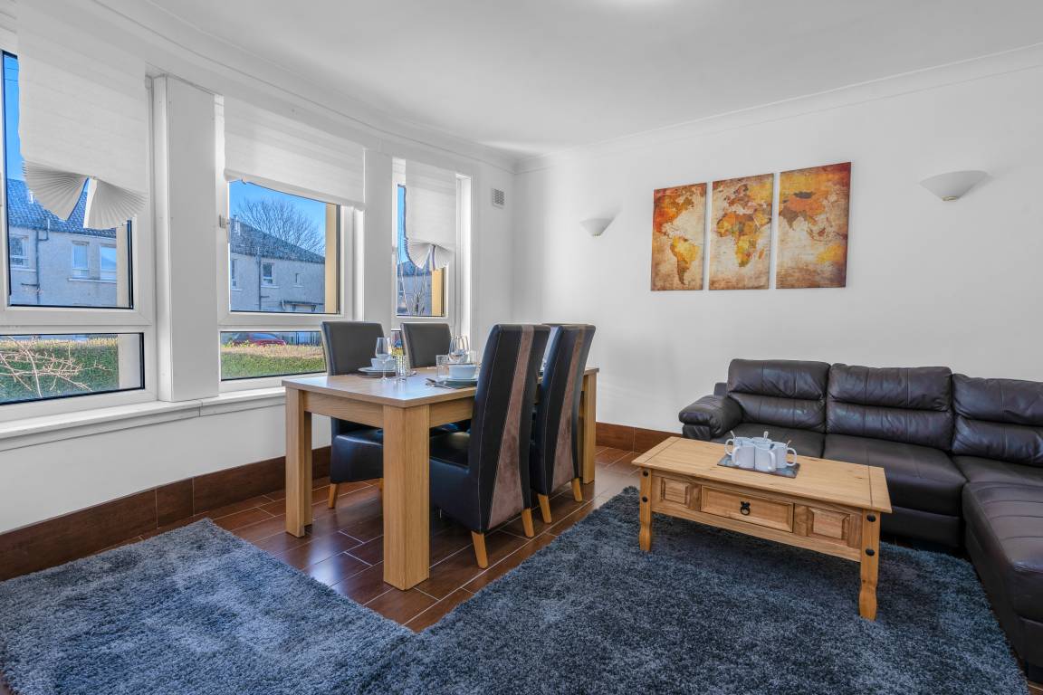 70 M² Apartment ∙ 3 Bedrooms ∙ 5 Guests - Glasgow