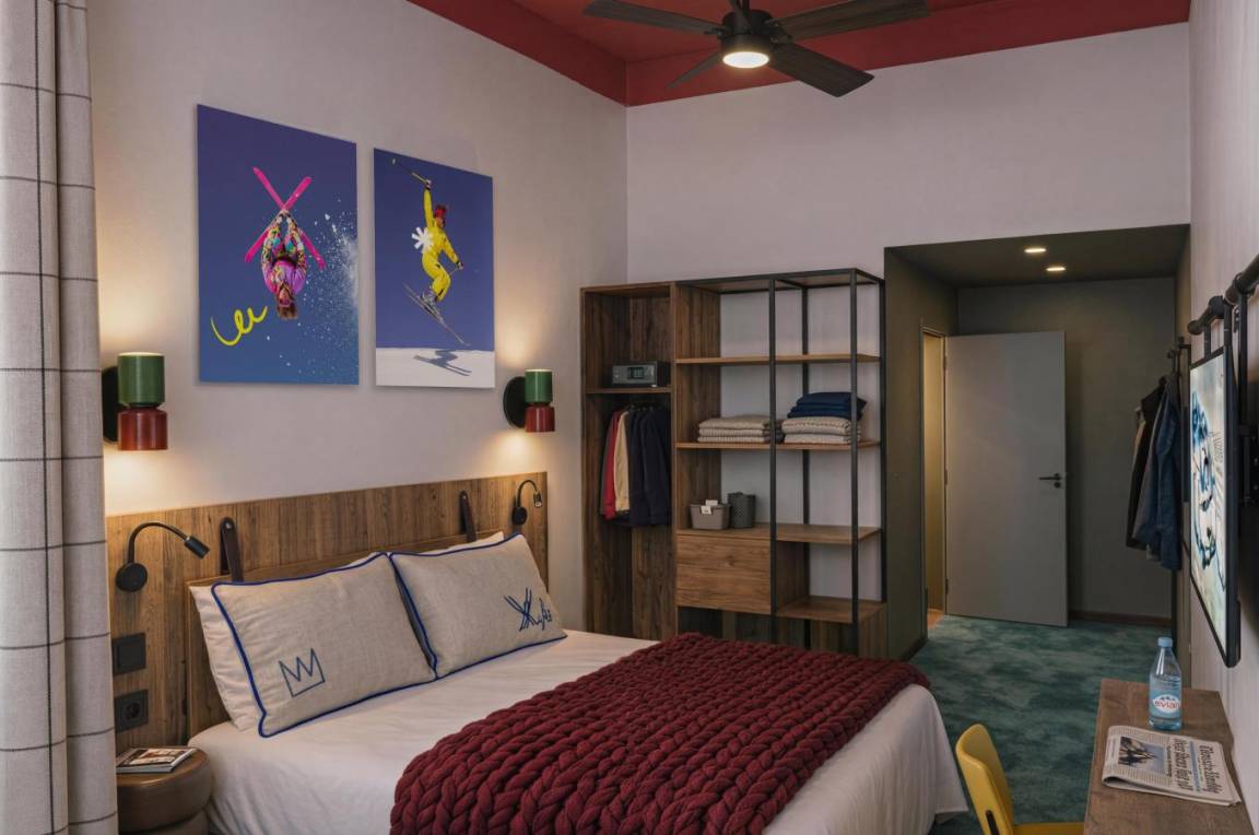 20 M² Hôtel ∙ 1 Chambre ∙ 2 Personnes - Montgenèvre