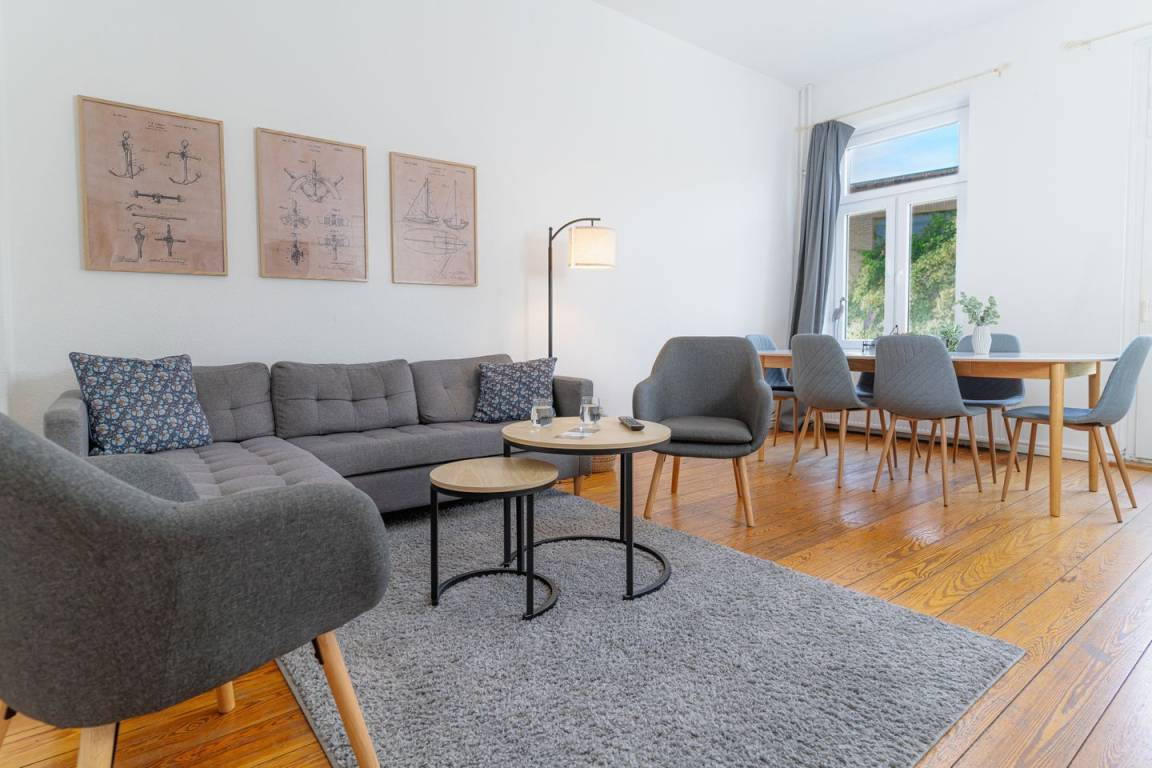 100 M² Apartment ∙ 3 Bedrooms ∙ 6 Guests - Flensburg