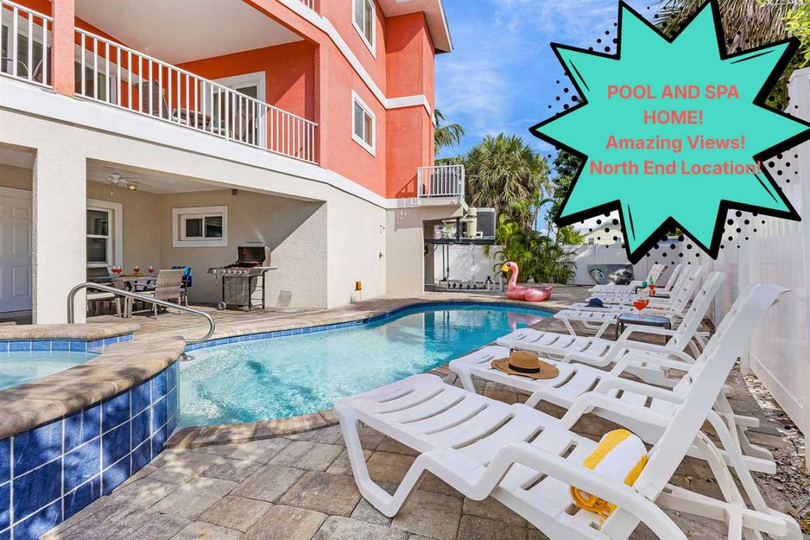 304 M² Ferienhaus ∙ 6 Schlafzimmer ∙ 16 Gäste - Fort Myers Beach, FL