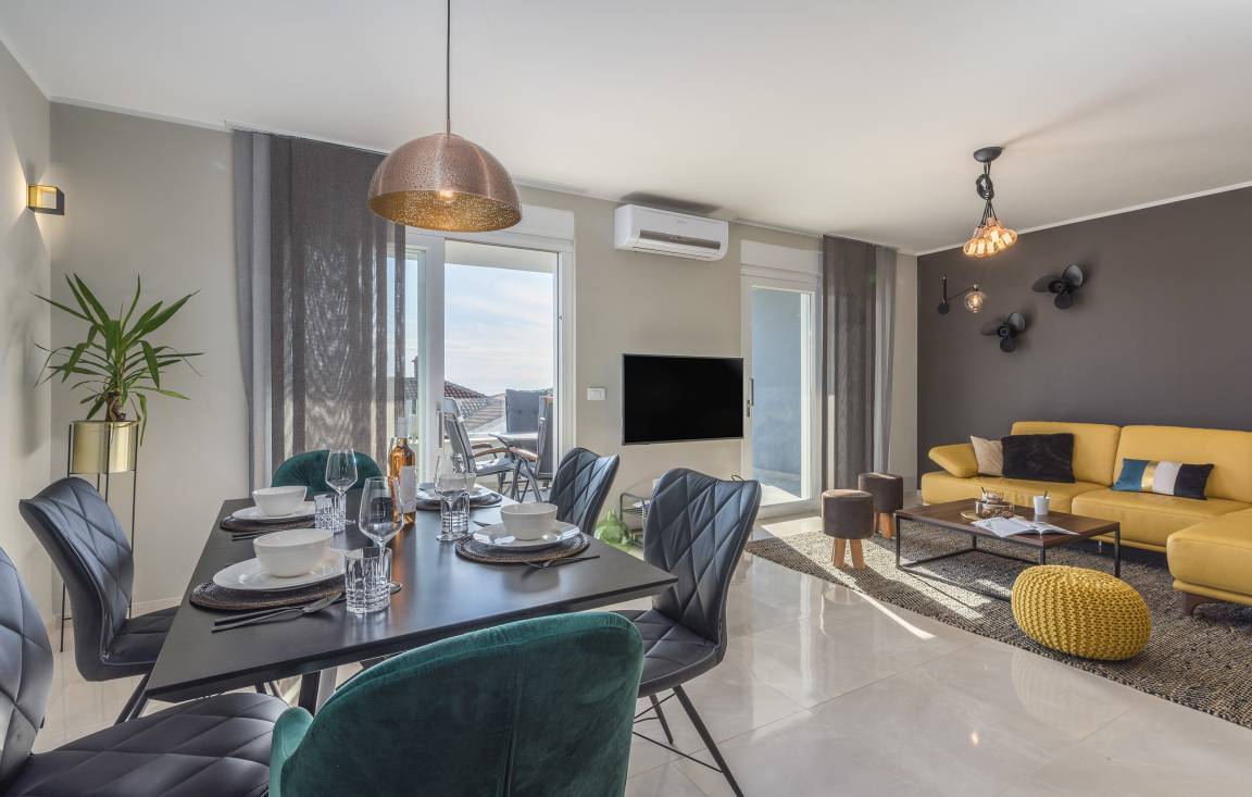 140 M² Apartament ∙ 3 Sypialnie ∙ 6 Gości - Novigrad