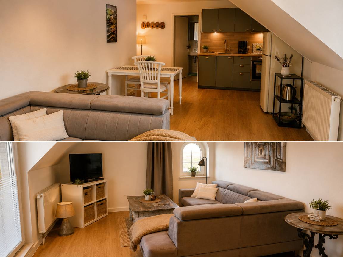 50 m&sup2; Ferienwohnung 1 Schlafzimmer 2 G&auml;ste