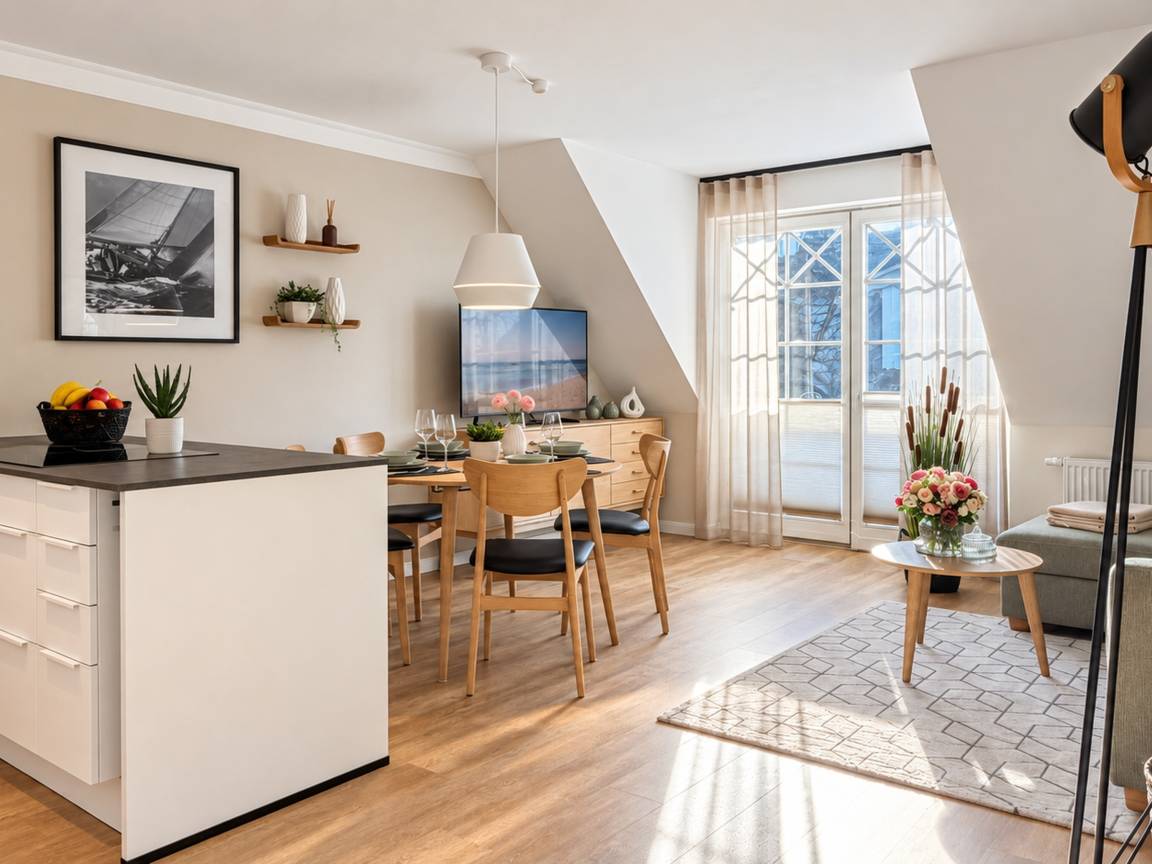 55 m&sup2; Ferienwohnung 1 Schlafzimmer 2 G&auml;ste