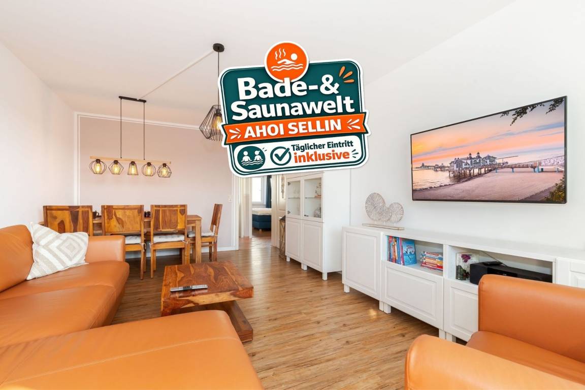72 m&sup2; Ferienwohnung 2 Schlafzimmer 6 G&auml;ste