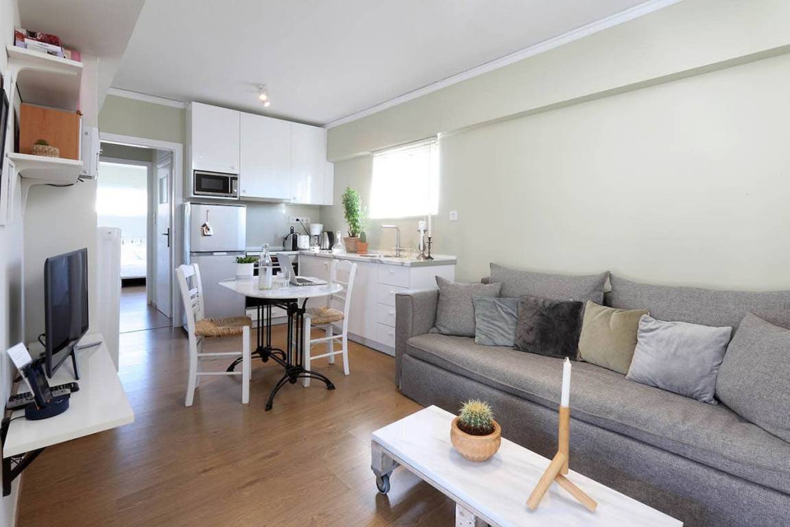 45 M² Apartamento ∙ 1 Habitación ∙ 4 Huéspedes - Atenas