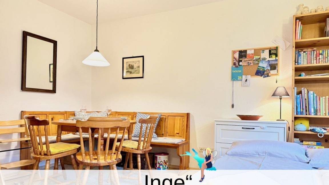 36 M² Ferienwohnung ∙ 1 Schlafzimmer ∙ 2 Gäste - Nonnenhorn