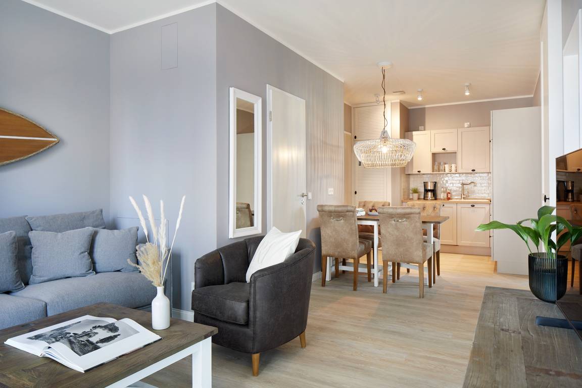 52 m&sup2; Ferienwohnung 2 Schlafzimmer 6 G&auml;ste