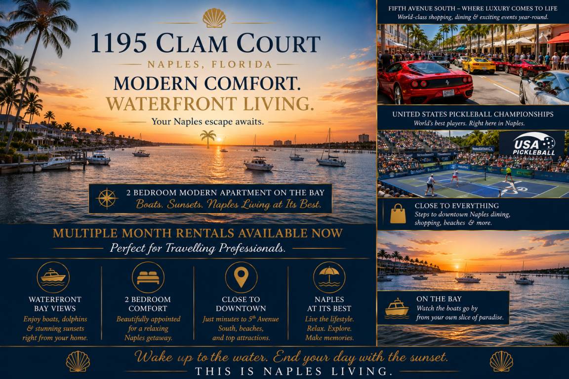 82 M² Appartement En Copropriété ∙ 2 Chambres ∙ 4 Personnes - Naples, FL