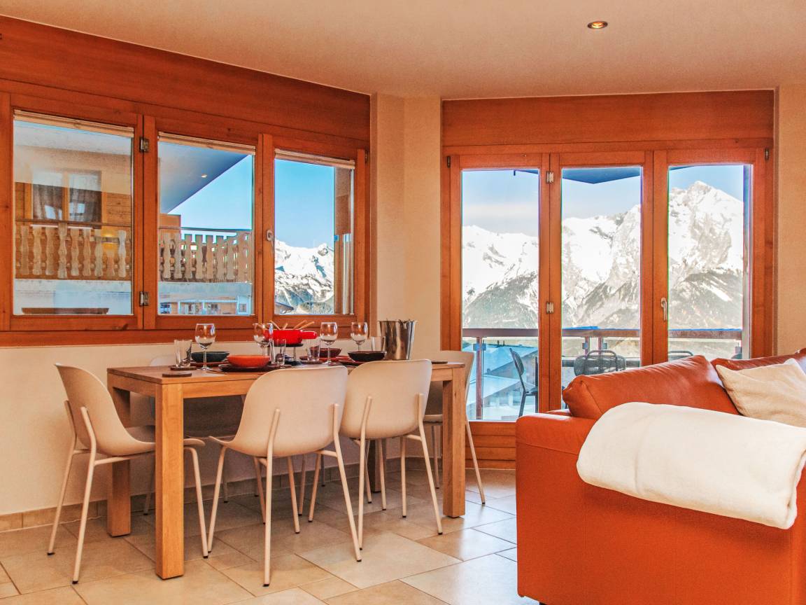 55 M² Appartement ∙ 2 Chambres ∙ 4 Personnes - Veysonnaz