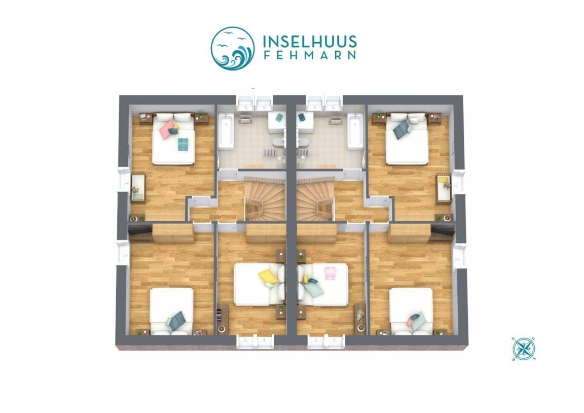 115 m² Ferienhaus ∙ 4 Schlafzimmer ∙ 8 Gäste – Bild 27