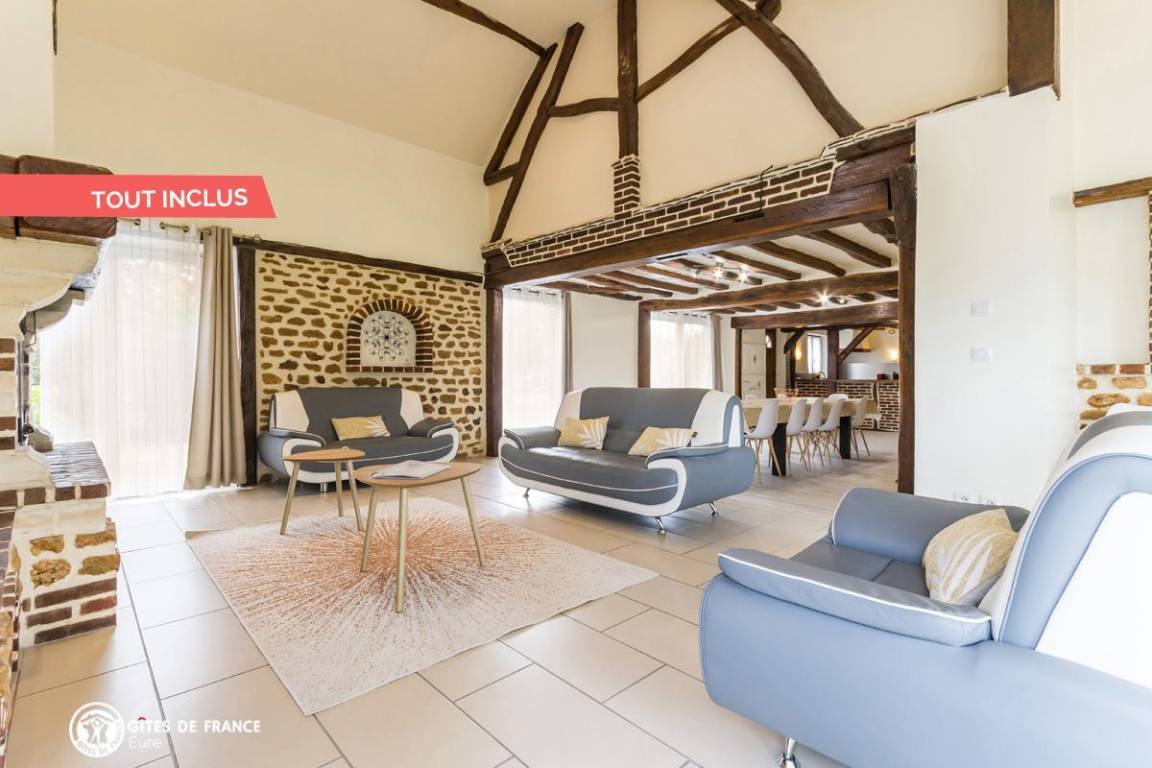 190 M² Gîte ∙ 4 Chambres ∙ 9 Personnes - Eure