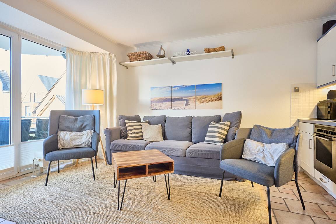 60 m&sup2; Ferienwohnung 2 Schlafzimmer 4 G&auml;ste