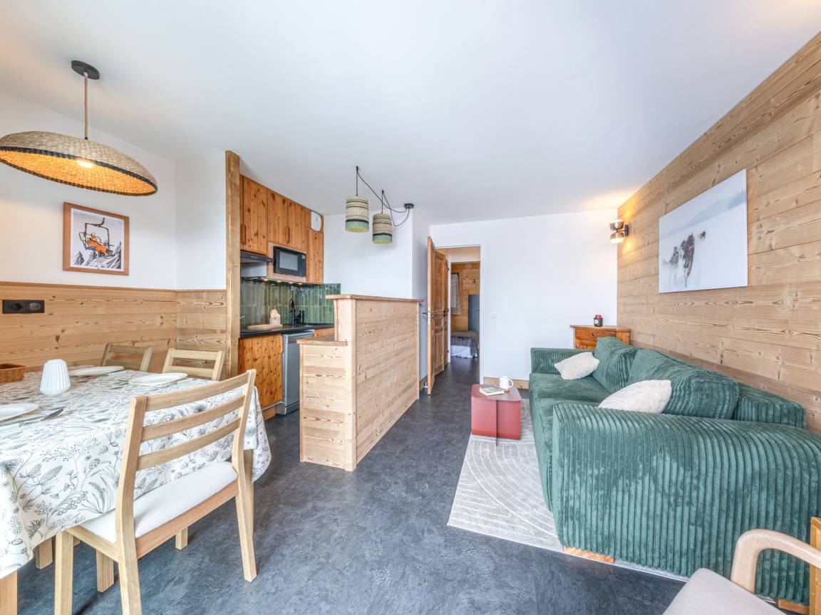 35 M² Ferienwohnung ∙ 1 Schlafzimmer ∙ 4 Gäste - Val-d'Isère