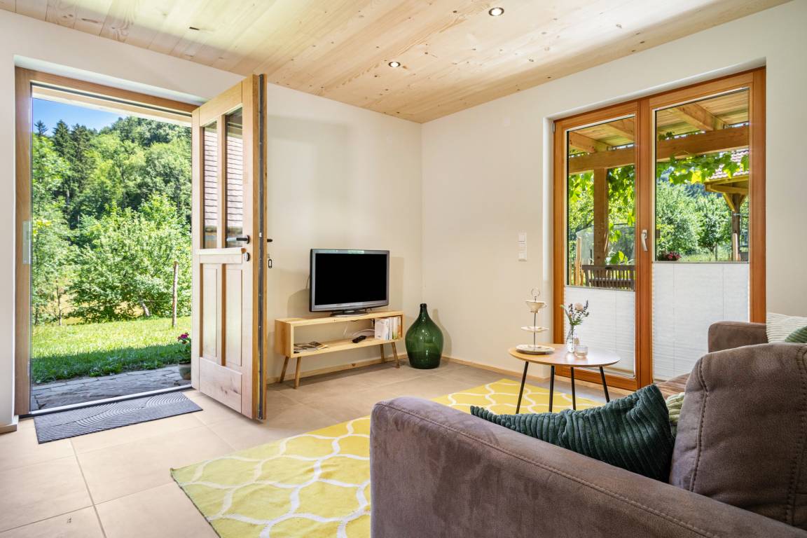45 M² Ferienwohnung ∙ 1 Schlafzimmer ∙ 2 Gäste - Deggenhausertal