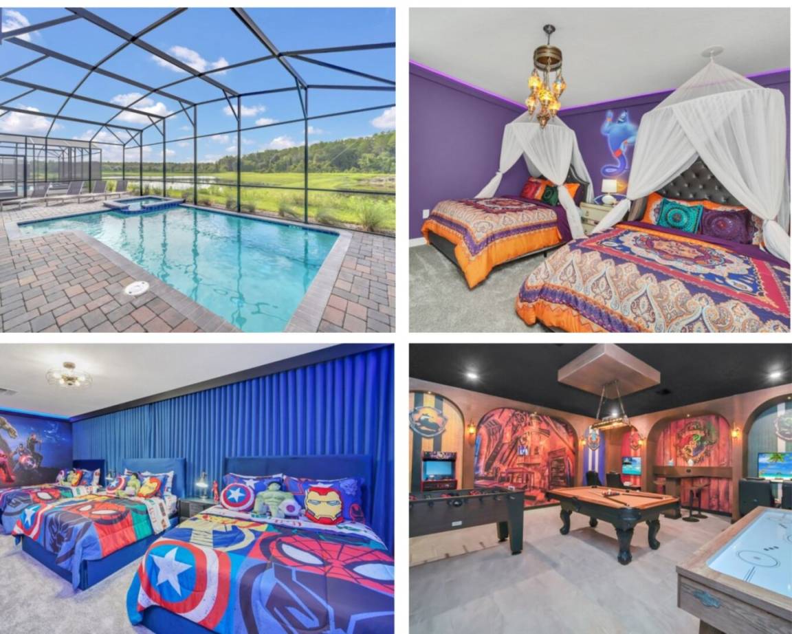 306 M² Ferienhaus ∙ 5 Schlafzimmer ∙ 12 Gäste - St. Cloud, FL