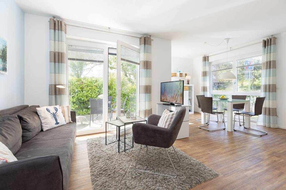 51 m² Ferienwohnung ∙ 1 Schlafzimmer ∙ 3 Gäste – Bild 1