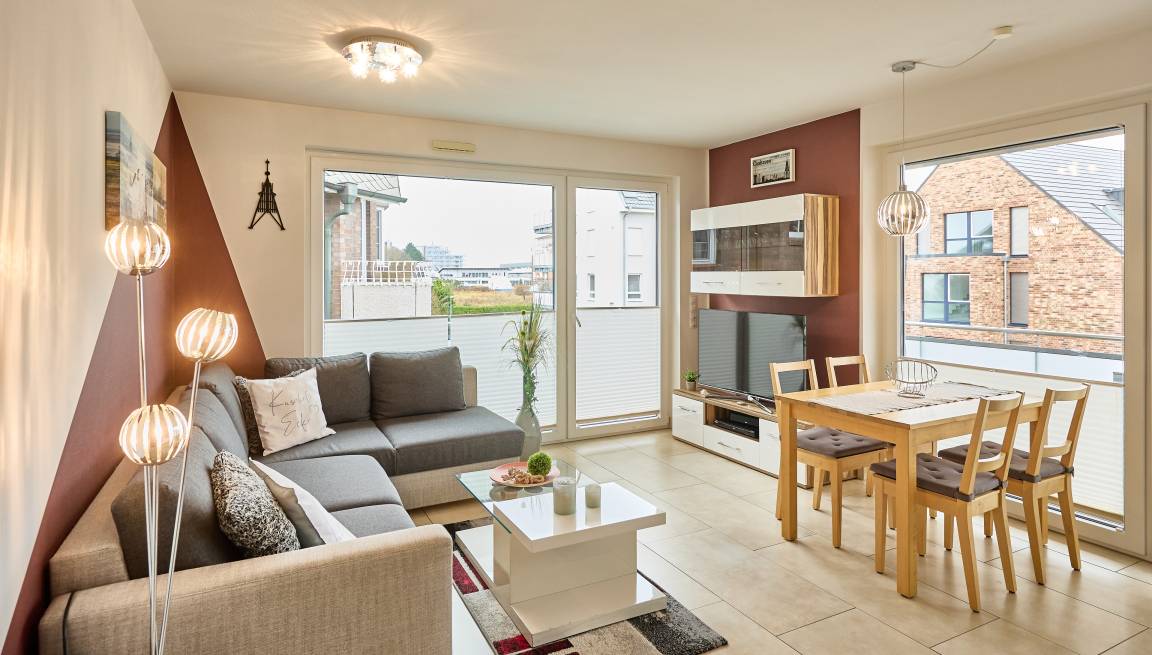 58 m&sup2; Ferienwohnung 1 Schlafzimmer 4 G&auml;ste