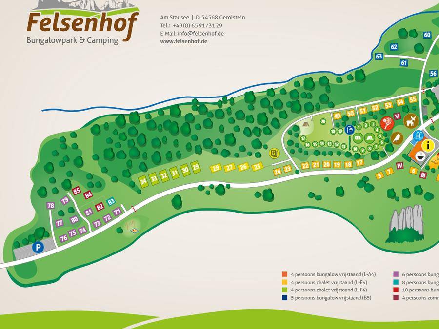 61 M² Bungalow ∙ 3 Slaapkamers ∙ 6 Gasten - Gerolstein