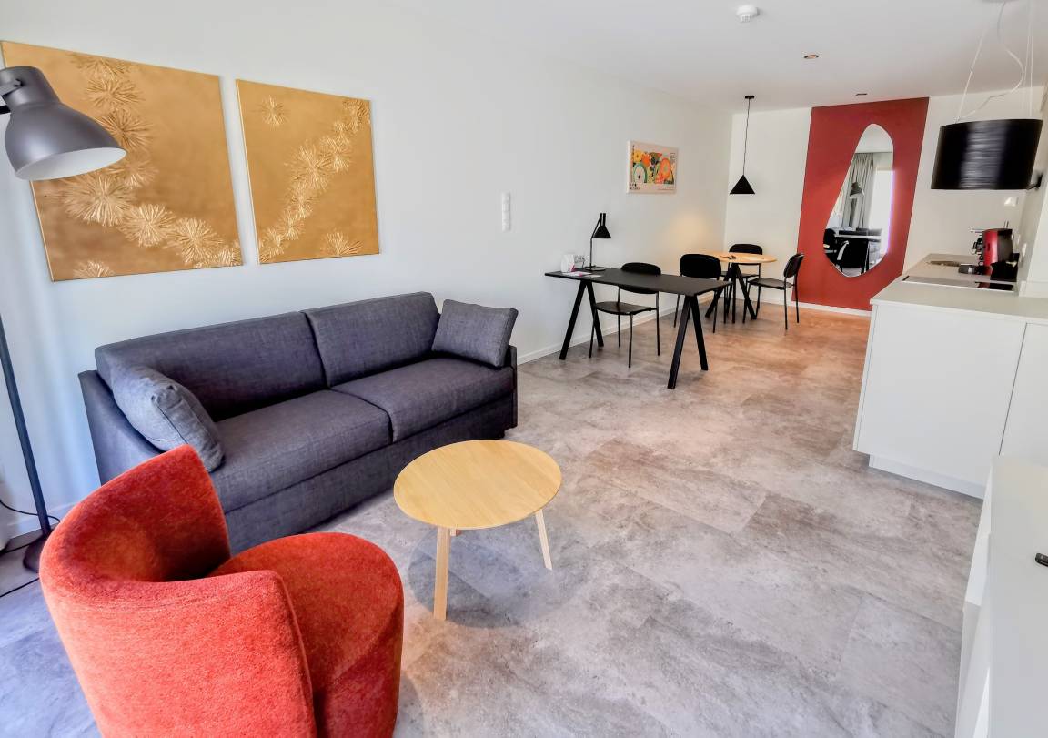 40 m&sup2; Gemeinschaftszimmer 1 Schlafzimmer 4 G&auml;ste