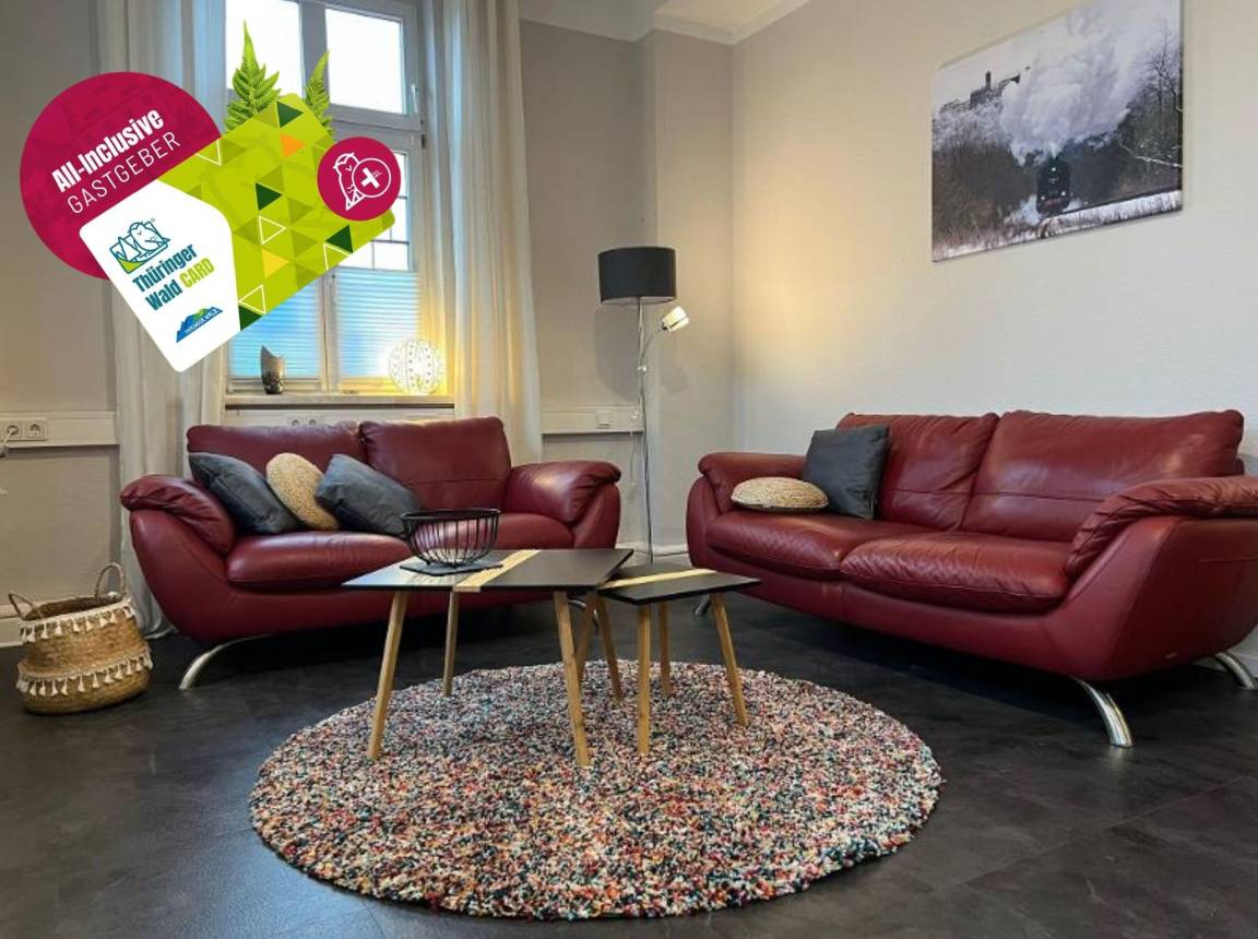 Ferienwohnung ∙ 2 Schlafzimmer ∙ 4 Gäste - Bad Liebenstein