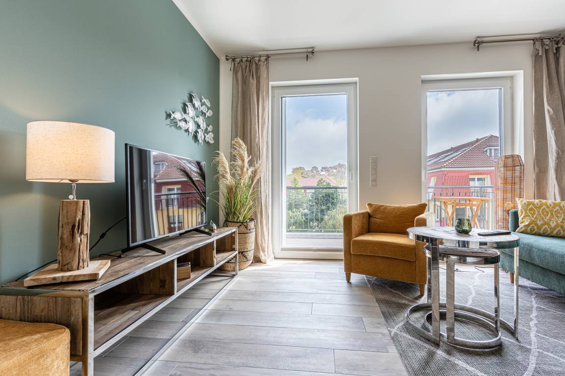49 m² Ferienwohnung ∙ 1 Schlafzimmer ∙ 2 Gäste – Bild 1