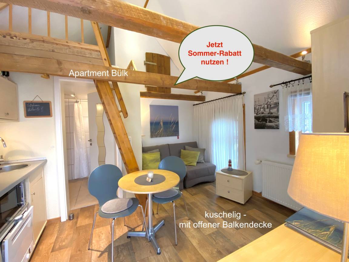 20 m&sup2; Ferienwohnung 1 Schlafzimmer 2 G&auml;ste