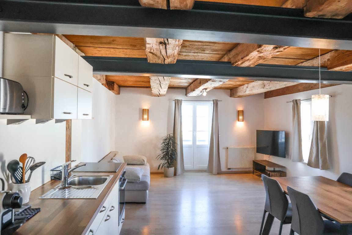 40 M² Ferienwohnung ∙ 1 Schlafzimmer ∙ 4 Gäste - Heiligenberg