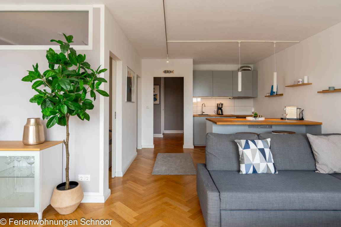 65 m² Ferienwohnung ∙ 1 Schlafzimmer ∙ 4 Gäste – Bild 7
