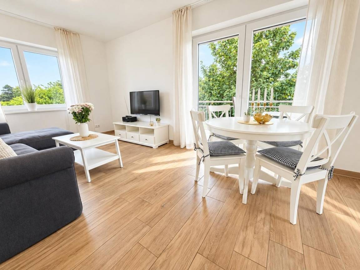 56 m&sup2; Ferienwohnung 2 Schlafzimmer 6 G&auml;ste