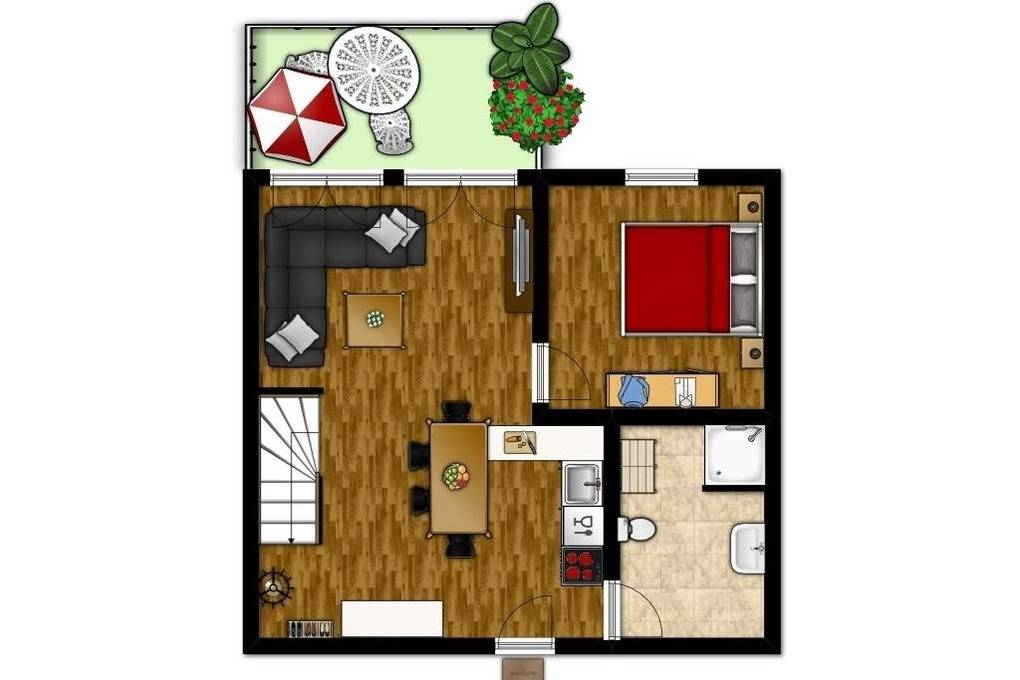 70 m² Ferienwohnung ∙ 3 Schlafzimmer ∙ 5 Gäste – Bild 25