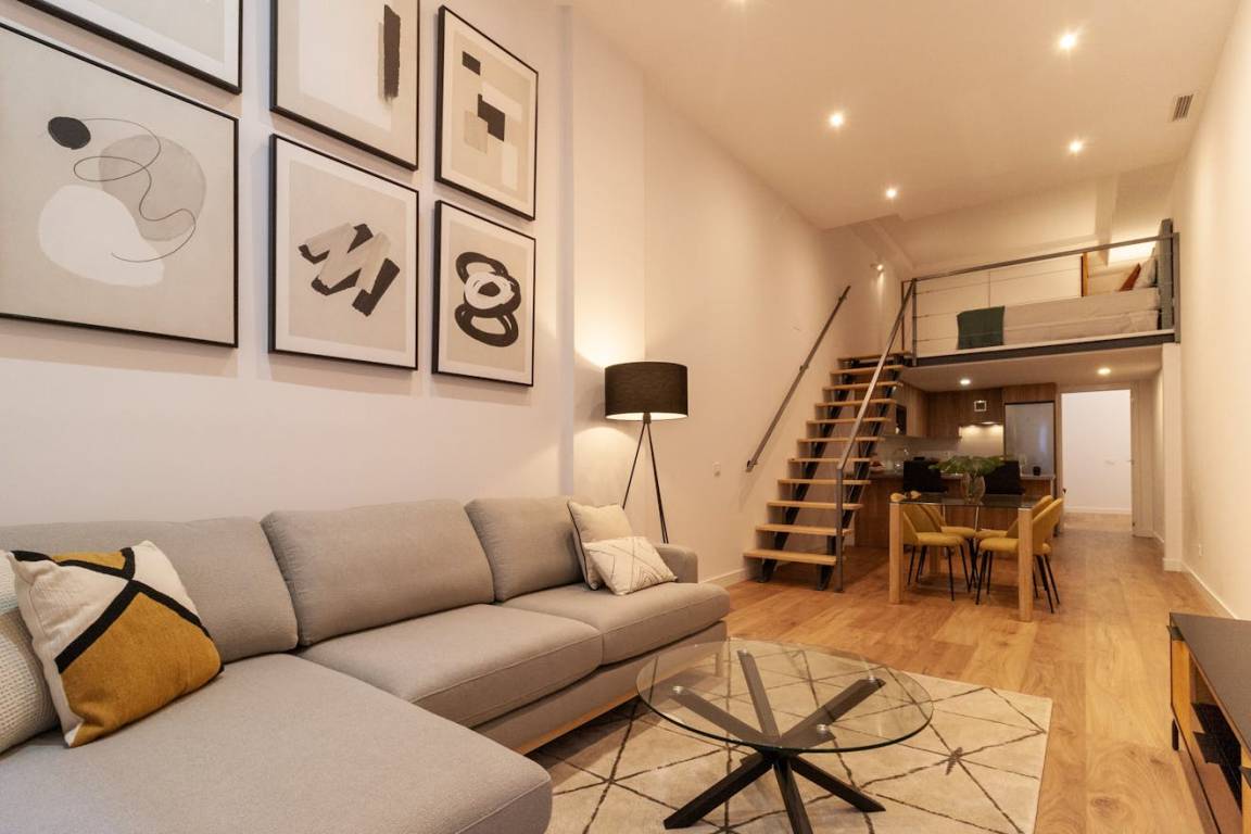 60 M² Apartamento ∙ 2 Habitaciones ∙ 4 Huéspedes - Chamartín