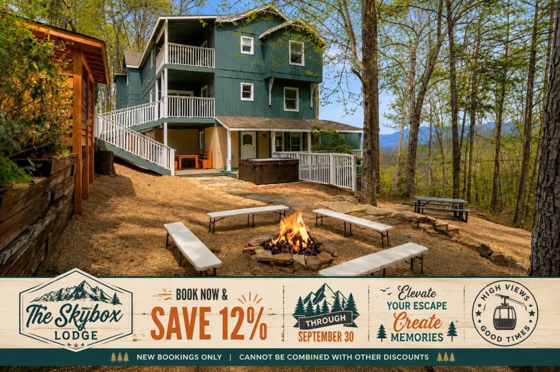 372 M² House ∙ 7 Bedrooms ∙ 22 Guests - Gatlinburg, TN