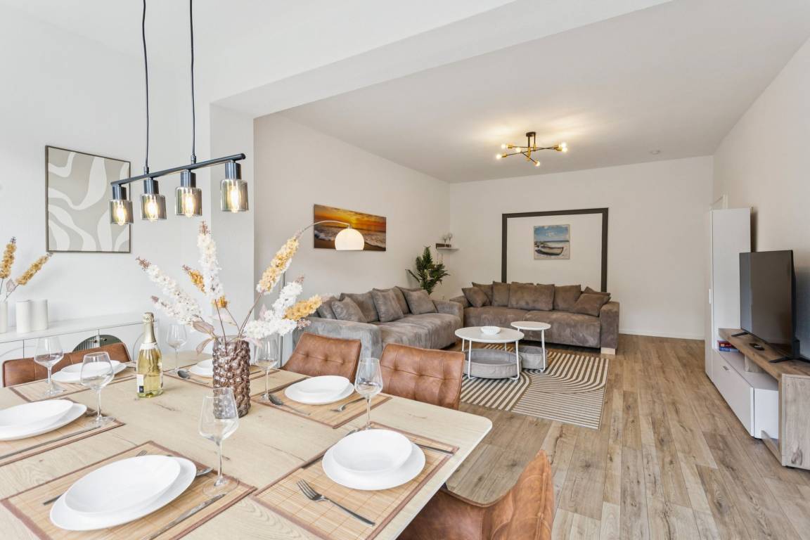 120 M² Apartment ∙ 3 Bedrooms ∙ 6 Guests - Wilhelmshaven