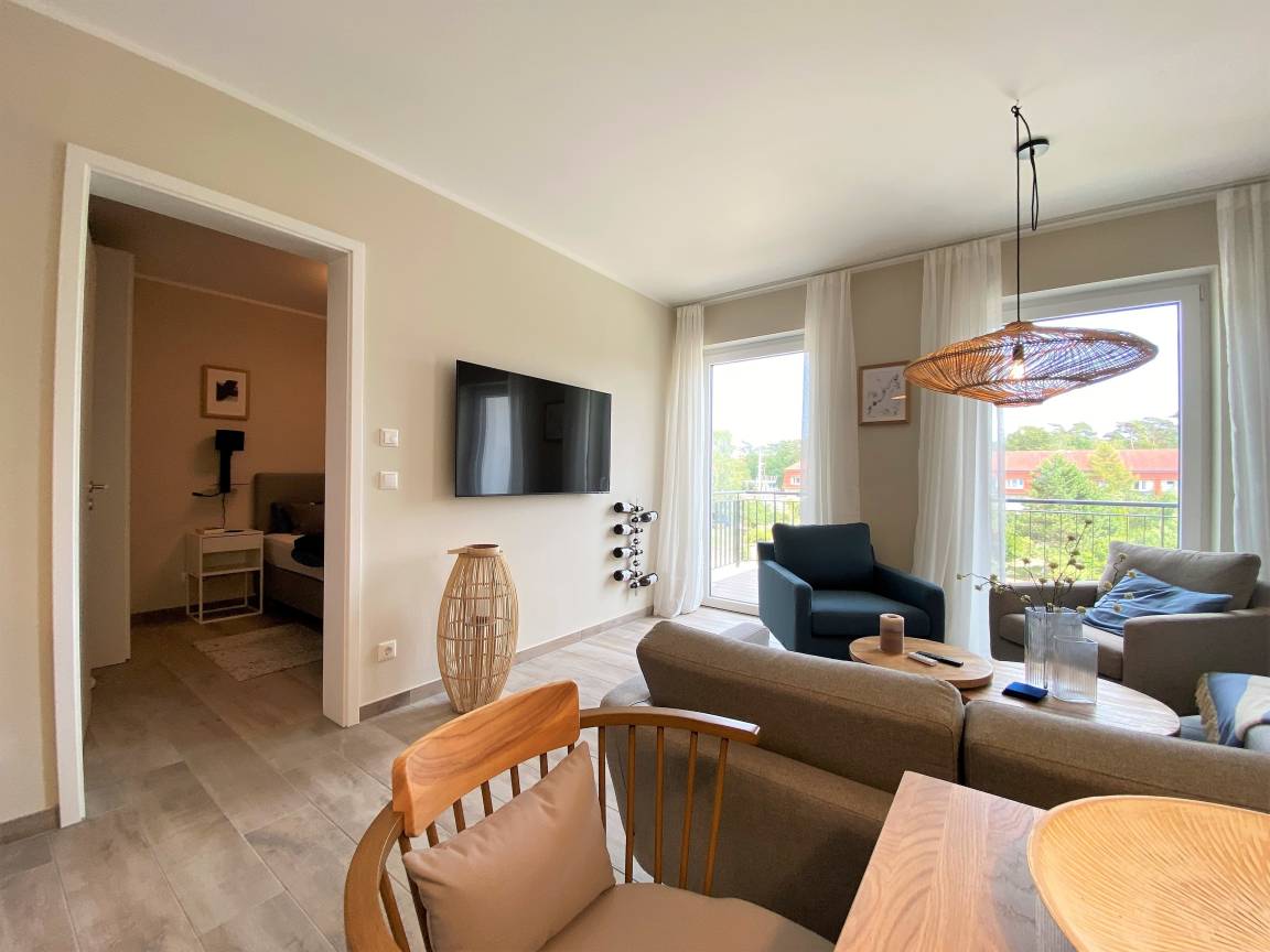 46 m² Ferienwohnung ∙ 1 Schlafzimmer ∙ 2 Gäste – Bild 4