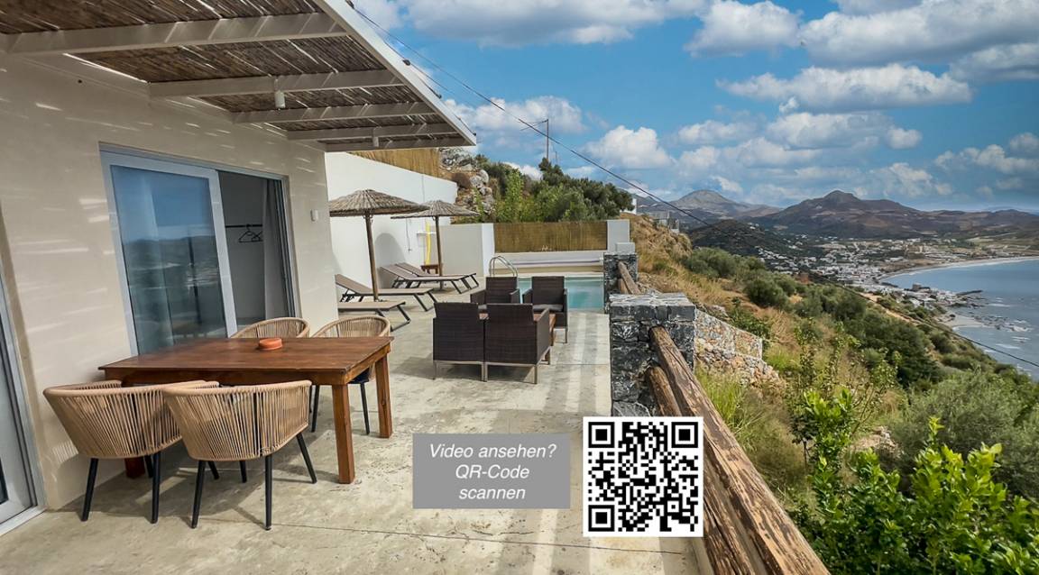 80 M² Ferienhaus ∙ 2 Schlafzimmer ∙ 4 Gäste - Plakias