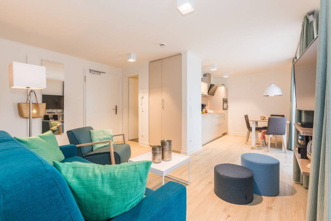 40 m² Ferienwohnung ∙ 1 Schlafzimmer ∙ 2 Gäste – Bild 1