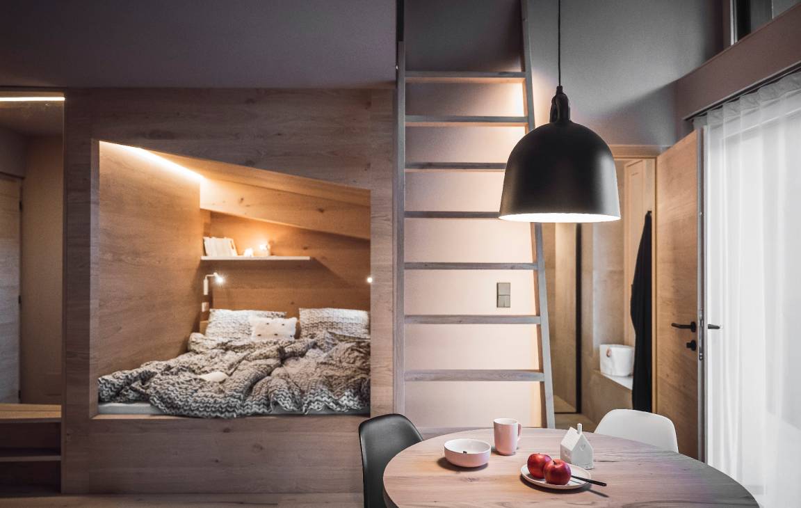 36 M² Ferienwohnung ∙ 1 Schlafzimmer ∙ 4 Gäste - Antholz Mittertal