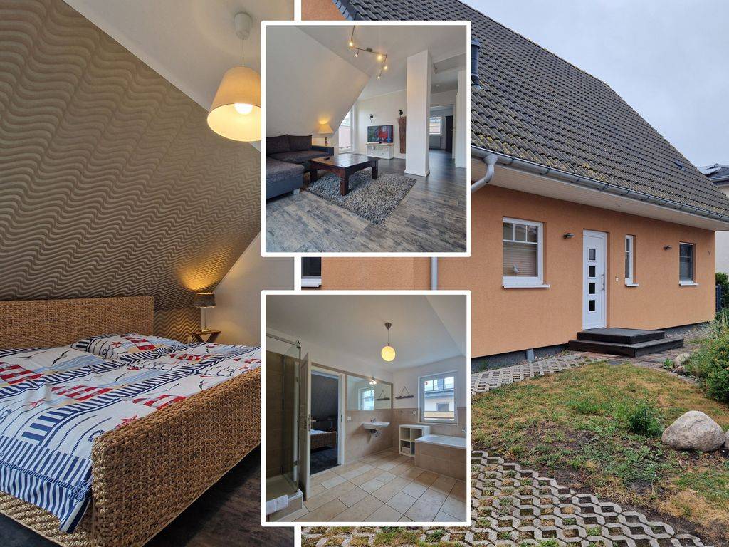 60 M² Ferienwohnung ∙ 1 Schlafzimmer ∙ 4 Gäste - Peenemünde