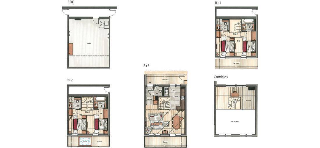 174 m² Chalet ∙ 4 Schlafzimmer ∙ 8 Gäste – Bild 23