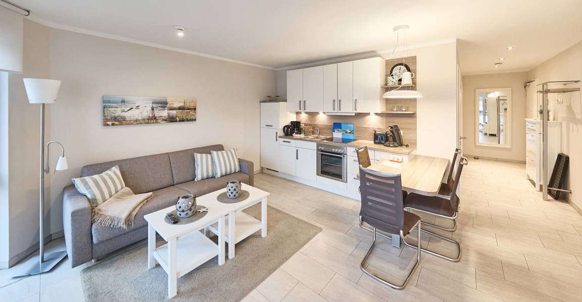 62 m&sup2; Ferienwohnung 2 Schlafzimmer 3 G&auml;ste