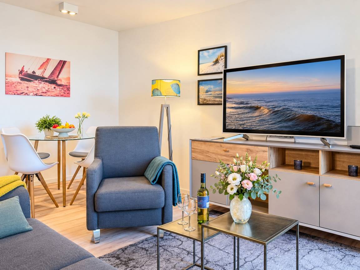 61 m&sup2; Ferienwohnung 1 Schlafzimmer 2 G&auml;ste