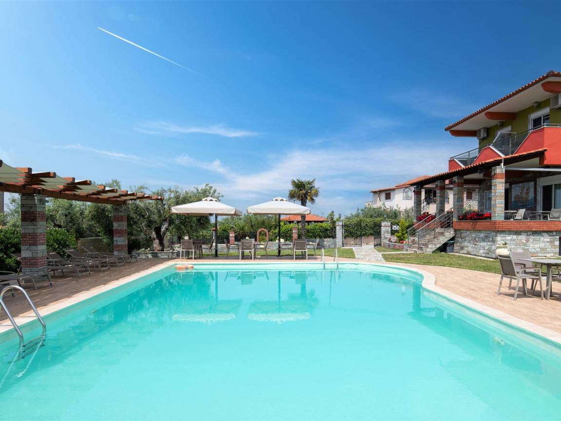 50 M² Ferienwohnung ∙ 2 Schlafzimmer ∙ 5 Gäste - Chalkidiki