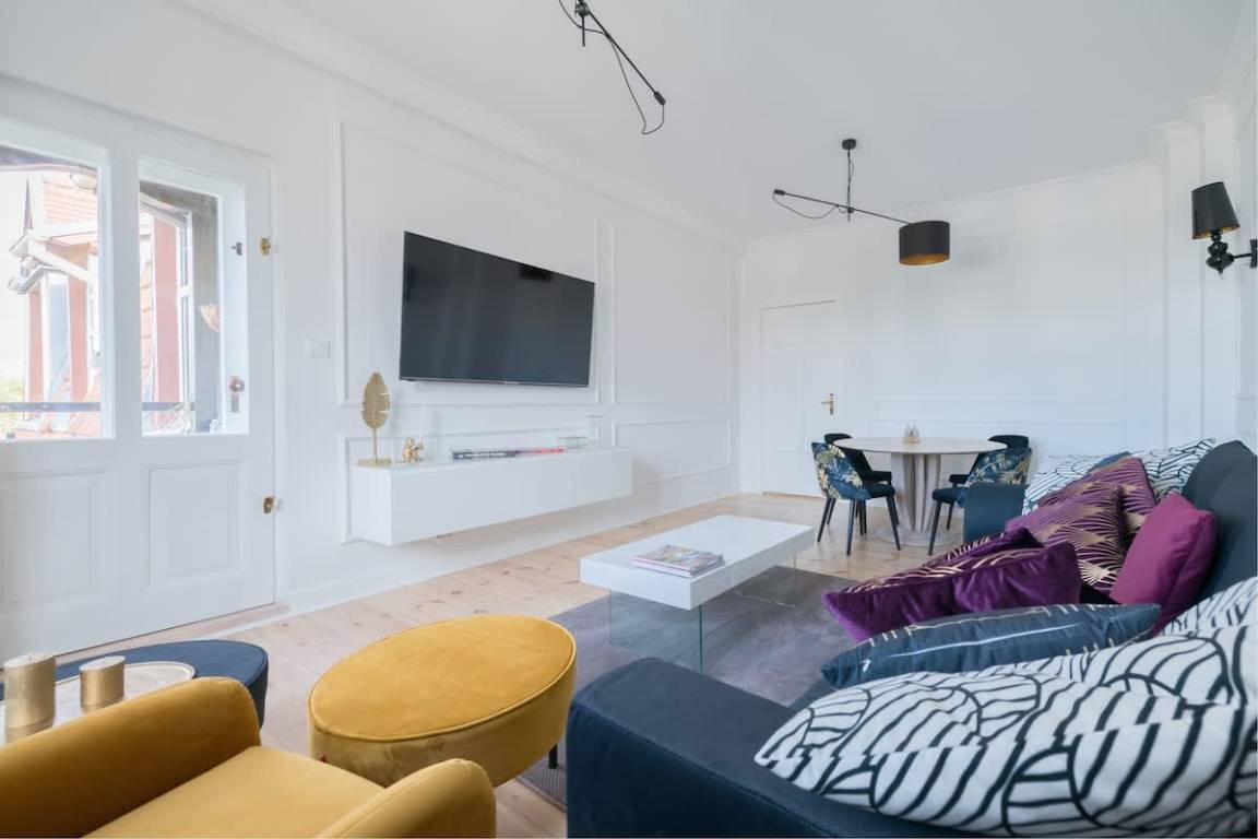 89 M² Apartamento ∙ 3 Habitaciones ∙ 7 Huéspedes - Sopot