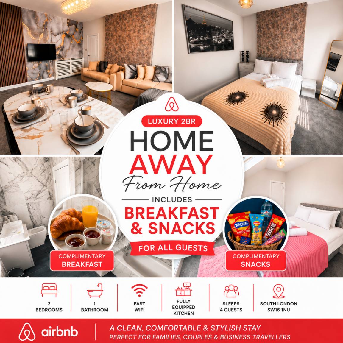 14 M² House ∙ 2 Bedrooms ∙ 4 Guests - Epsom