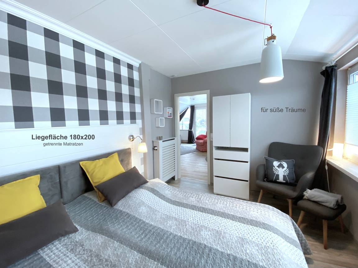 60 m² Ferienwohnung ∙ 1 Schlafzimmer ∙ 4 Gäste – Bild 2