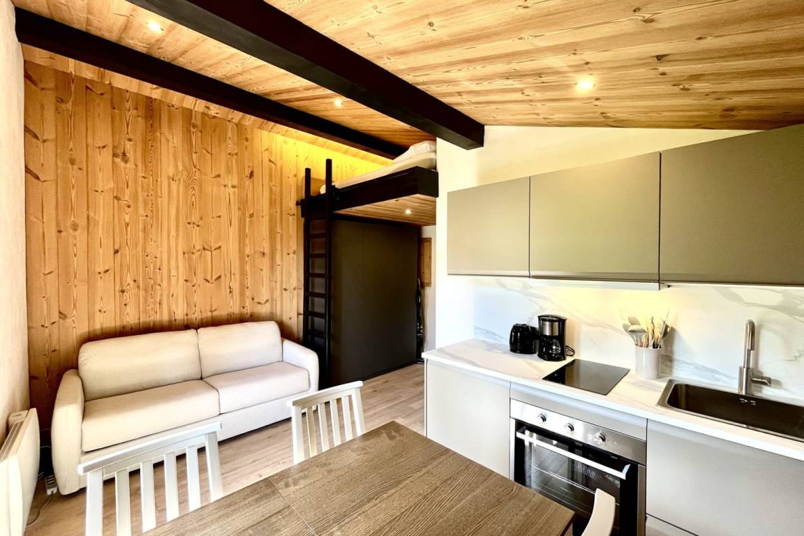 18 M² Studio Flat ∙ 4 Guests - Megève