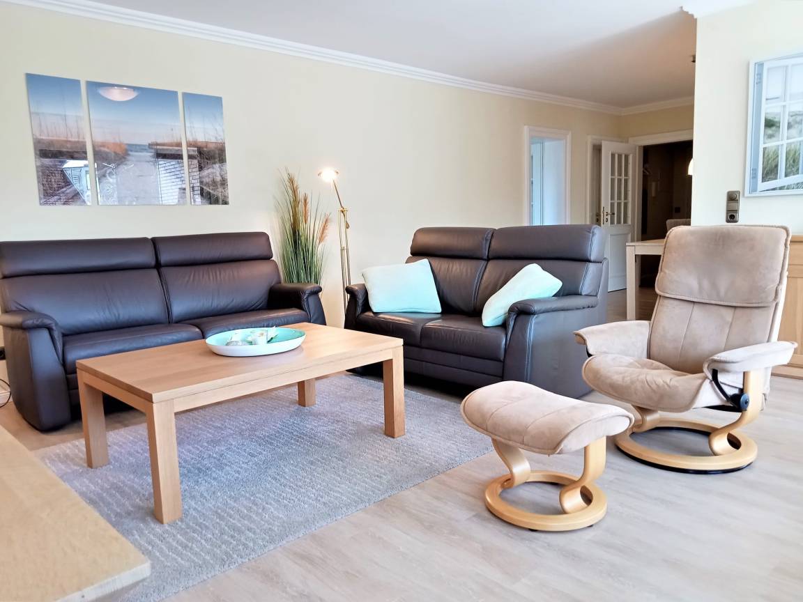 90 m&sup2; Ferienwohnung 2 Schlafzimmer 4 G&auml;ste