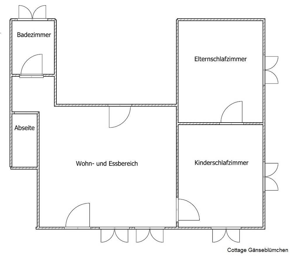 65 m² Ferienhaus ∙ 2 Schlafzimmer ∙ 4 Gäste – Bild 8