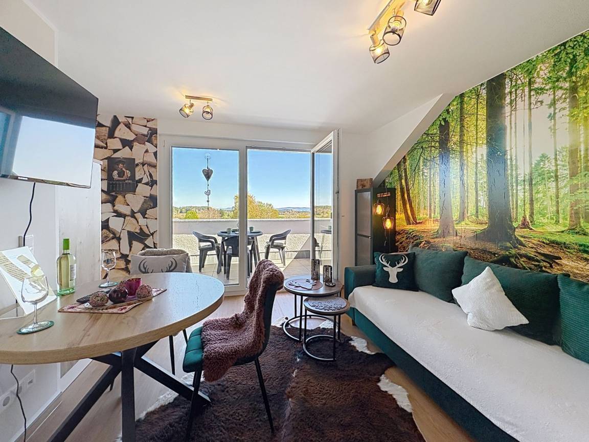 45 M² Ferienwohnung ∙ 1 Schlafzimmer ∙ 3 Gäste - Grafenhausen