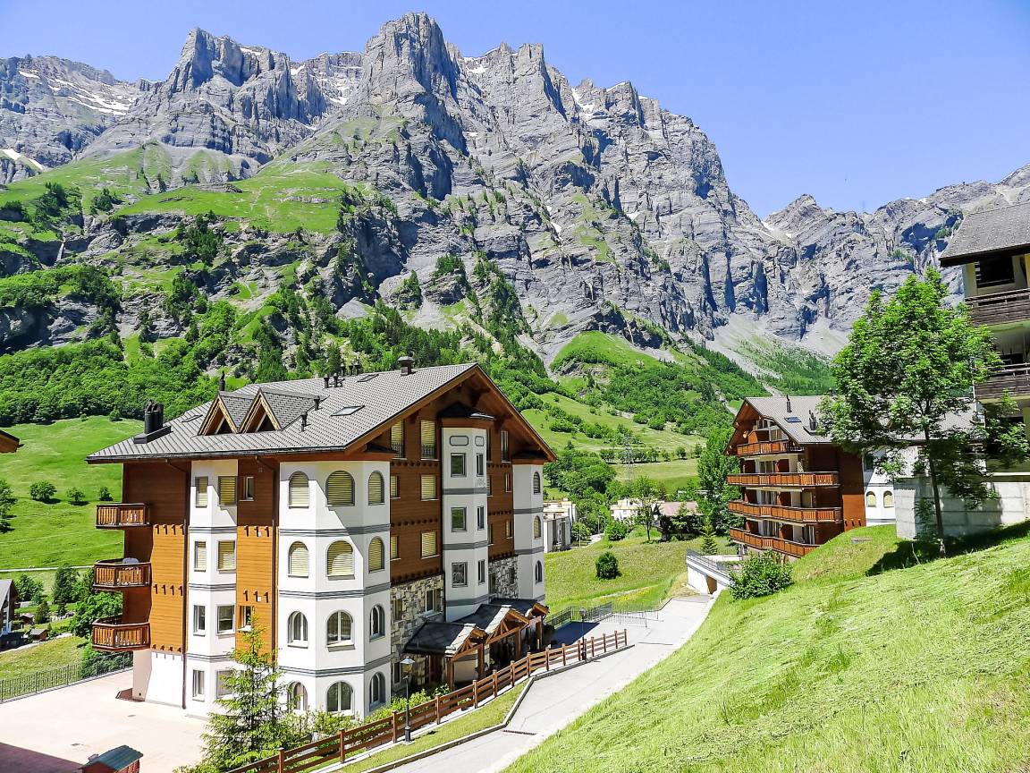 90 M² Appartement ∙ 2 Chambres ∙ 4 Personnes - Leukerbad